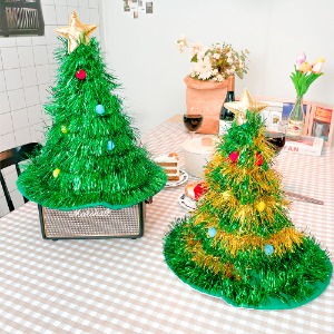 크리스마스 트리 모자 홈파티 용품 소품